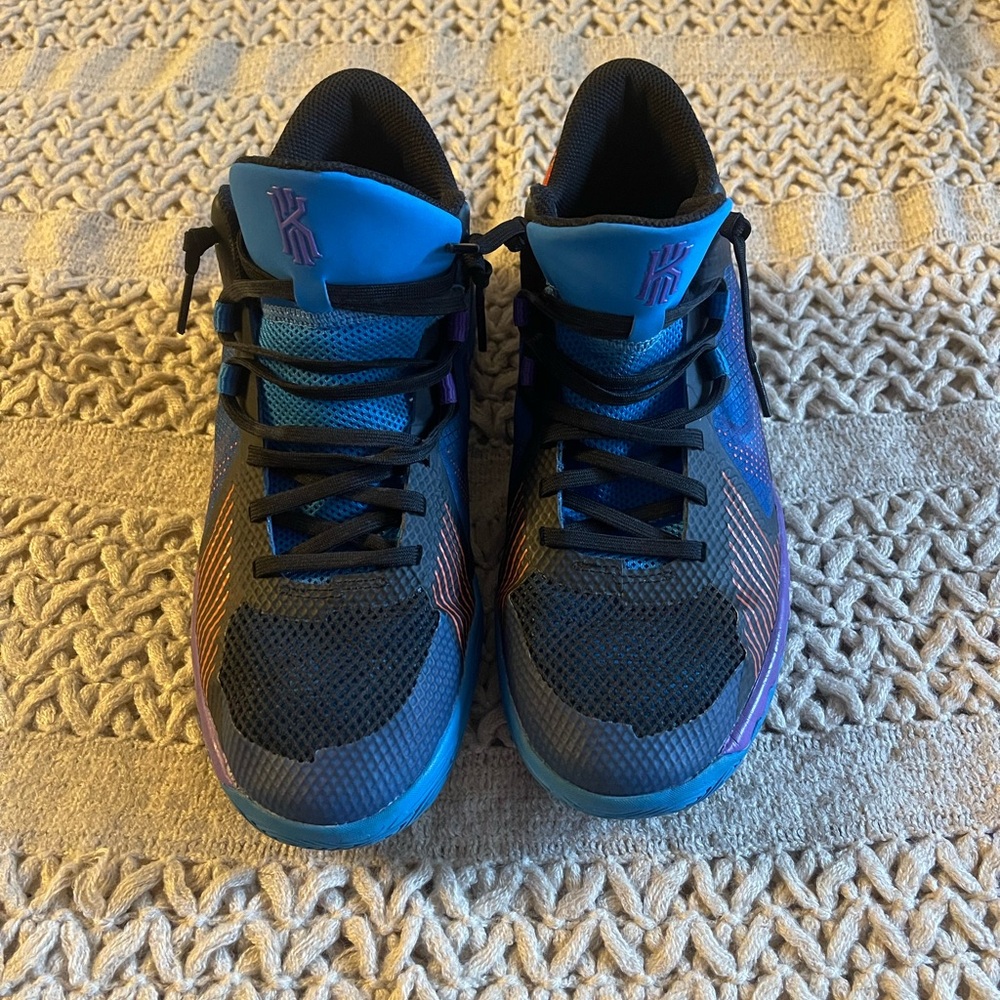 Nike Black and Blue Sneakers